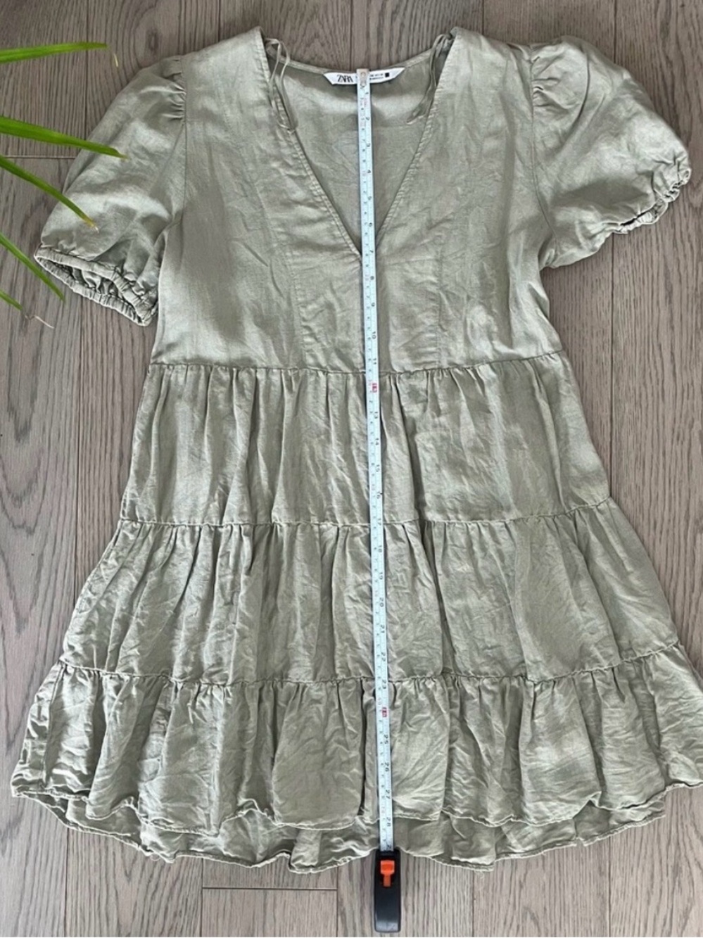 ❤️Zara Cotton-Linen Blend Mini Sun Dress - Picture 3 of 5